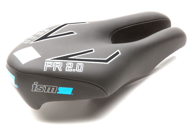 Load image into Gallery viewer, ISM PR 2.0 Saddle Black 250mm x 130mm Satin Steel Rails
