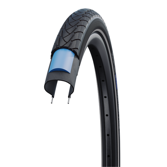Schwalbe Marathon Plus Tyre - Flat-Less, Puncture Resistant, E-Bike Ready