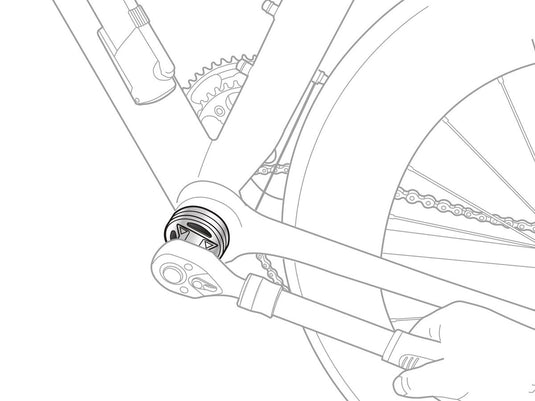 Topeak External Bottom Bracket Tool for Shimano