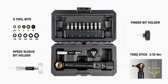 Topeak Torq Stick Pro Torque Wrench 2-10 Nm