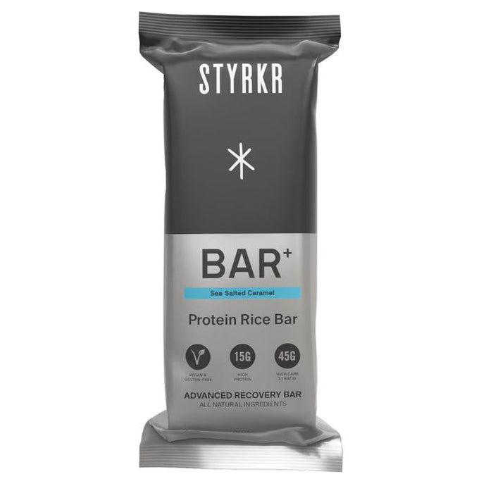 Styrkr BAR+ Recovery Sea Salted Caramel Energy Bar - 12 Box