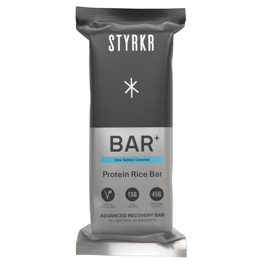 Styrkr BAR+ Recovery Sea Salted Caramel Energy Bar - 12 Box