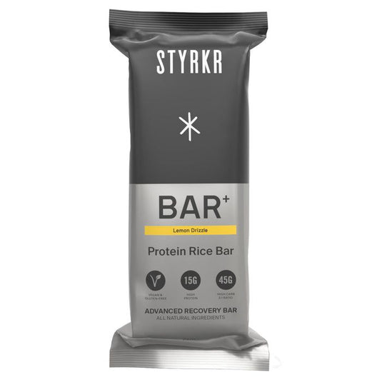 Styrkr BAR+ Recovery Bar, Lemon Drizzle - 12 Box