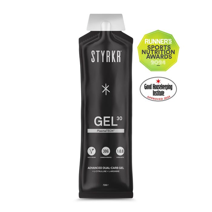 Load image into Gallery viewer, Styrkr GEL30 Dual-Carb Energy Gel - Vegan-Friendly - 12 Box
