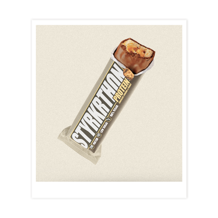 Load image into Gallery viewer, Styrkr Styrkrthon Protein Bar - Vegan &amp; Gluten Free - Box of 12
