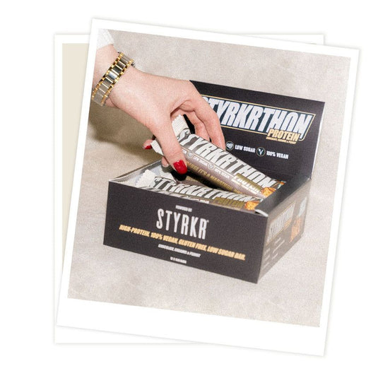 Styrkr Styrkrthon Protein Bar - Vegan & Gluten Free - Box of 12