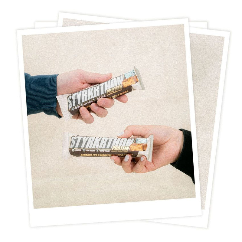 Load image into Gallery viewer, Styrkr Styrkrthon Protein Bar - Vegan &amp; Gluten Free - Box of 12
