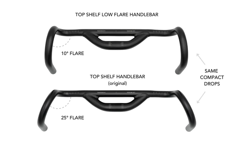 Load image into Gallery viewer, Redshift Top Shelf Flared Handlebar
