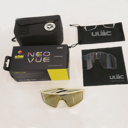 ULAC Neo Vue Luft Eyewear with Polarized Lenses and Handlebar Bag