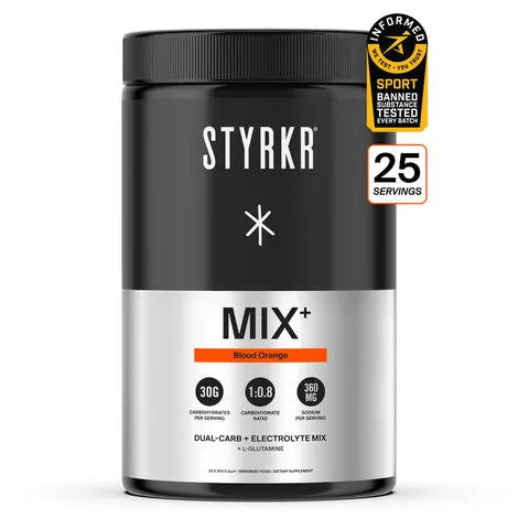 Styrkr MIX+ Blood Orange Dual-Carb Drink Mix