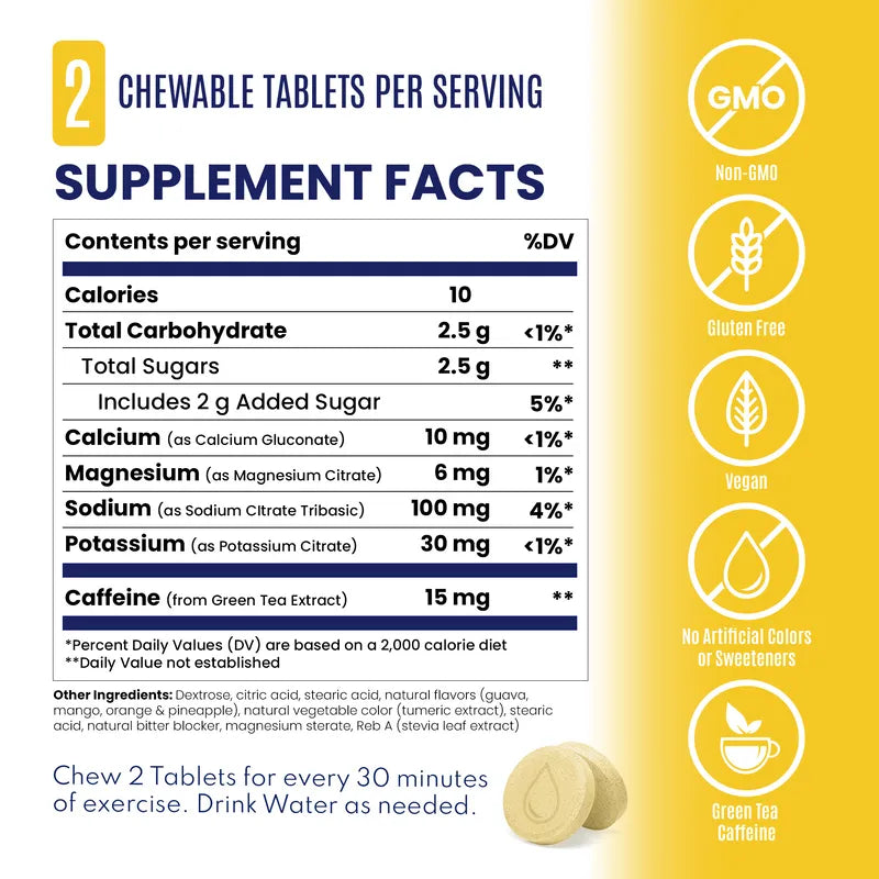 Load image into Gallery viewer, SaltStick Caffeine FastChews - 10 Tablets
