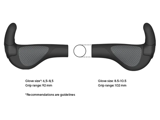 Ergon GP2 Evo Comfort Grip with Bar End