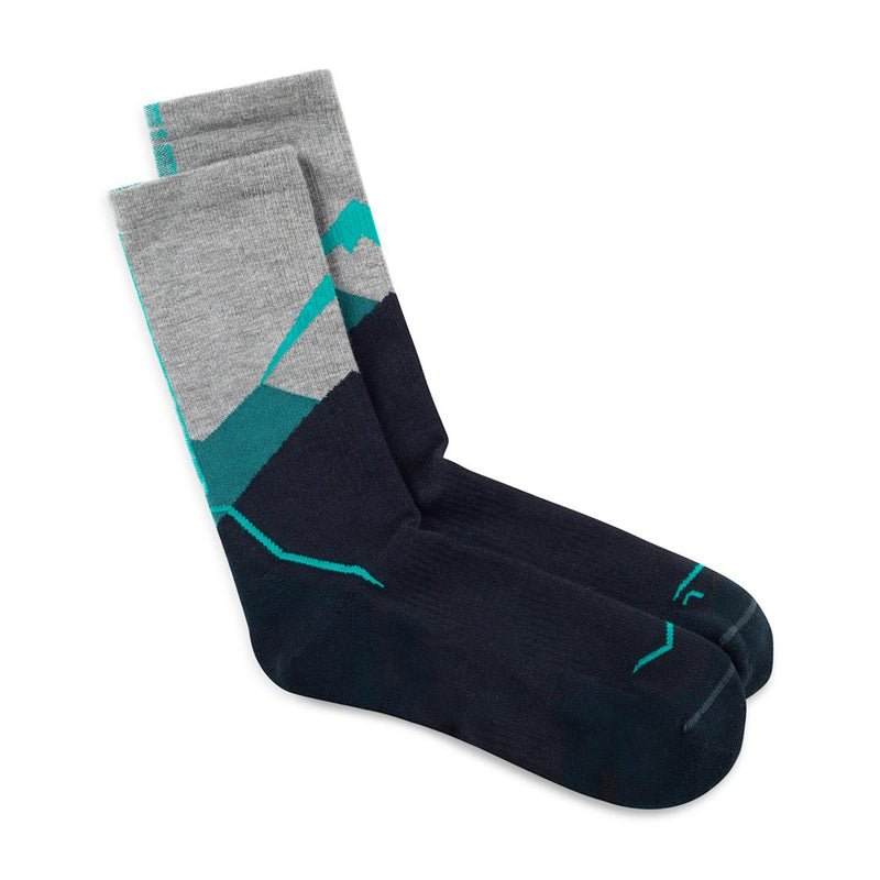 Load image into Gallery viewer, Sock Merino Merion Crew LWWC1 Teal-137795.706_2
