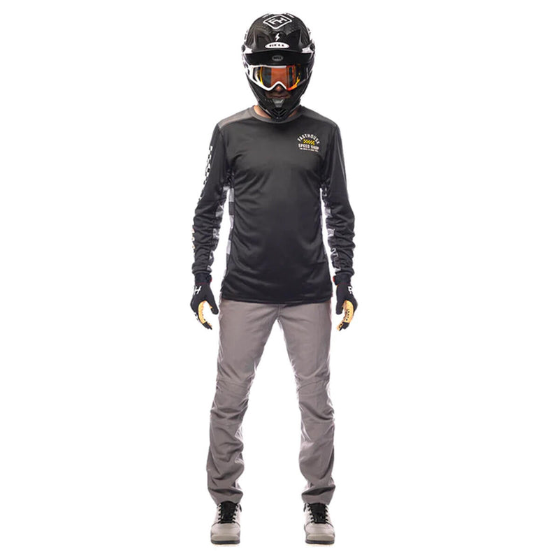 Load image into Gallery viewer, Fasthouse Outland Long Sleeve Jersey - Black - Men&#39;s
