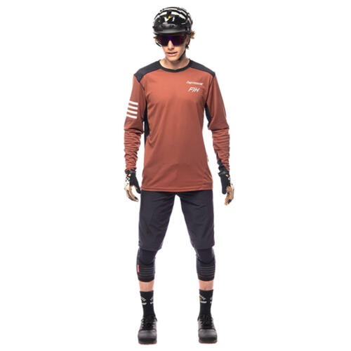 Load image into Gallery viewer, Fasthouse Alloy Rally Long Sleeve Jersey - Clay/Black - Men&#39;s

