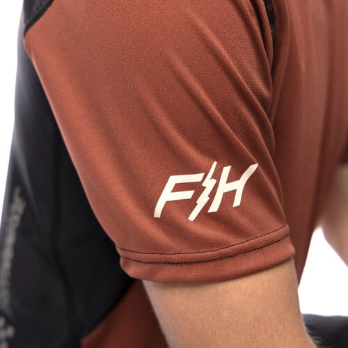 Load image into Gallery viewer, Fasthouse Alloy Rally Short Sleeve Jersey - Clay/Black - Men&#39;s
