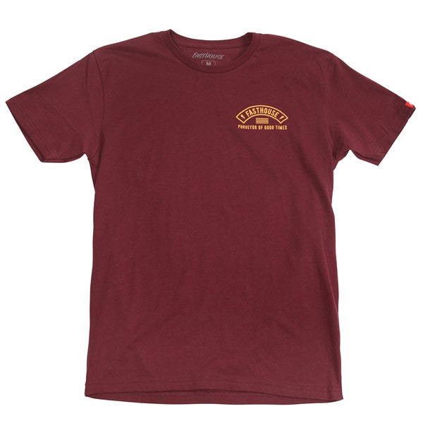 Load image into Gallery viewer, Fasthousenz Cashed Tee - Maroon - Men&#39;s
