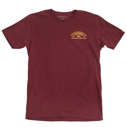 Fasthousenz Cashed Tee - Maroon - Men's
