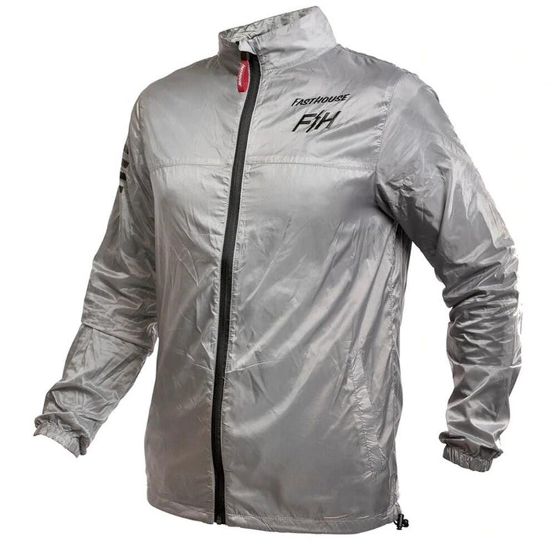 Load image into Gallery viewer, Tracker Packable Windbreaker - Light Grey
