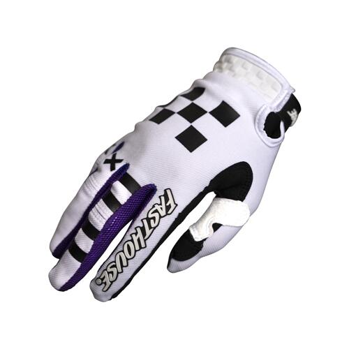 Load image into Gallery viewer, Youth Speed Style Rufio Gloves - Black/White
