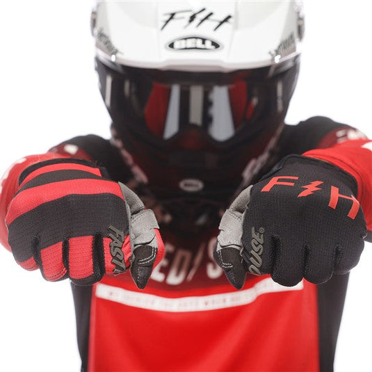 Fasthouse Speed Style Akin Glove - Black/Red
