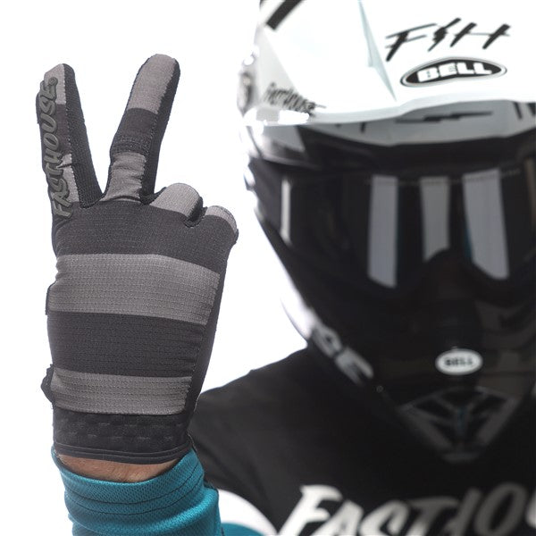 Load image into Gallery viewer, Fasthouse Speed Style Akin Glove - Black/Gray
