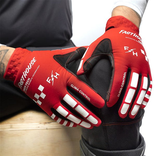 Toaster Gloves - Red/White