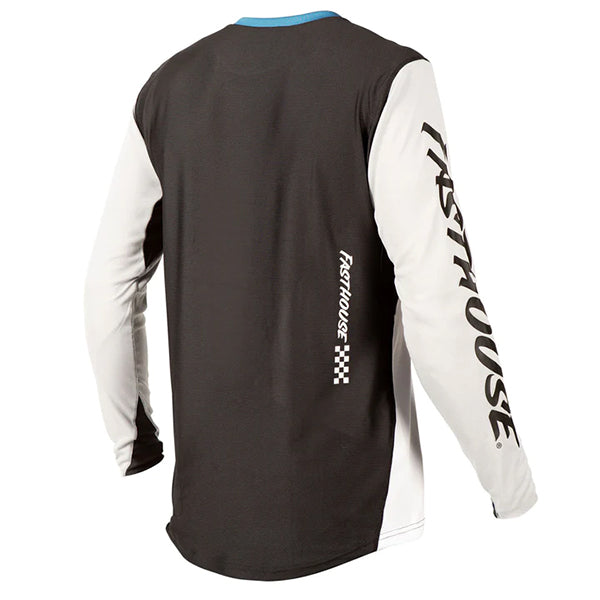Load image into Gallery viewer, Fasthouse Alloy Kilo Long Sleeve Jersey - Slate/White - Men&#39;s
