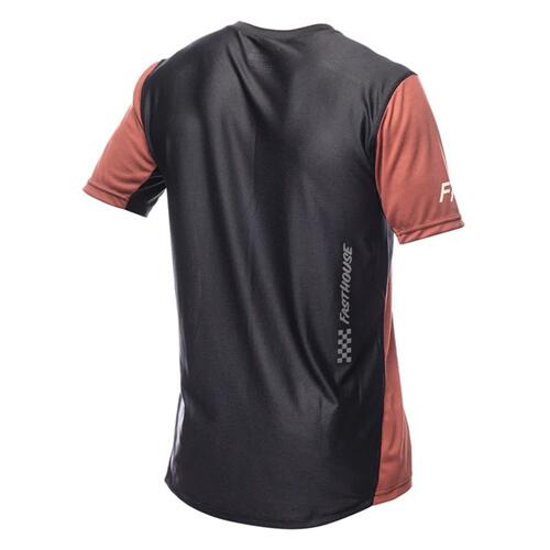 Fasthouse Alloy Rally Short Sleeve Jersey - Clay/Black - Men's