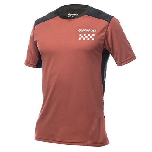 Fasthouse Alloy Rally Short Sleeve Jersey - Clay/Black - Men's