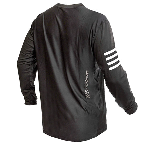 Fasthouse Alloy Rally Long Sleeve Jersey - Black - Men's