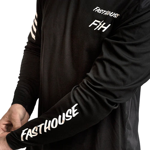 Load image into Gallery viewer, Fasthouse Alloy Rally Long Sleeve Jersey - Black - Men&#39;s
