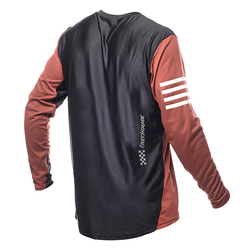 Load image into Gallery viewer, Fasthouse Alloy Rally Long Sleeve Jersey - Clay/Black - Men&#39;s
