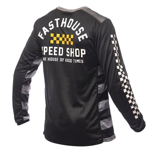Fasthouse Outland Long Sleeve Jersey - Black - Men's