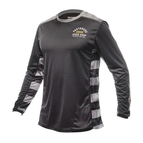 Fasthouse Outland Long Sleeve Jersey - Black - Men's