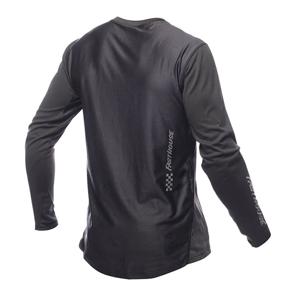Load image into Gallery viewer, Fasthouse Alloy Mesa Long Sleeve Jersey - Heather Charcoal/Black - Men&#39;s
