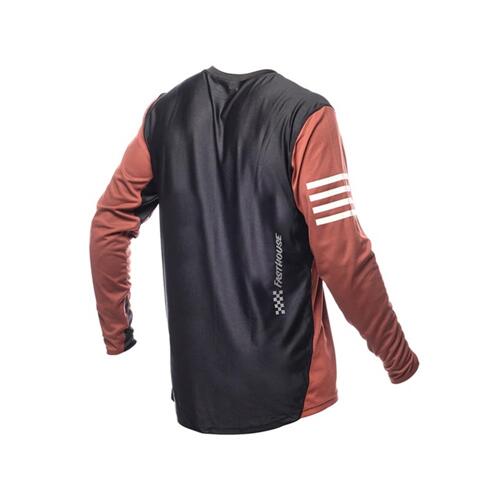 Fasthouse Youth Alloy Rally Long Sleeve Jersey - Clay/Black