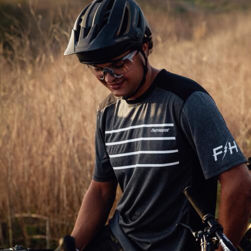 Fasthouse Classic Cartel Short Sleeve Jersey - Heather Charcoal - Men's