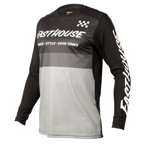 Fasthouse Alloy Kilo Long Sleeve Youth Jersey - Black/Grey