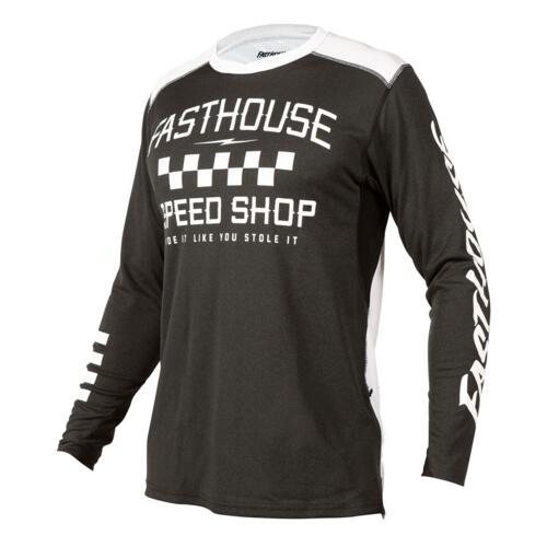 Fasthouse Alloy Roam Long Sleeve Jersey - Heather Black - Men's