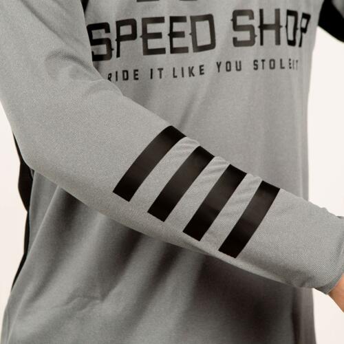 Load image into Gallery viewer, Fasthouse Alloy Roam Long Sleeve Jersey - Heather Grey - Men&#39;s
