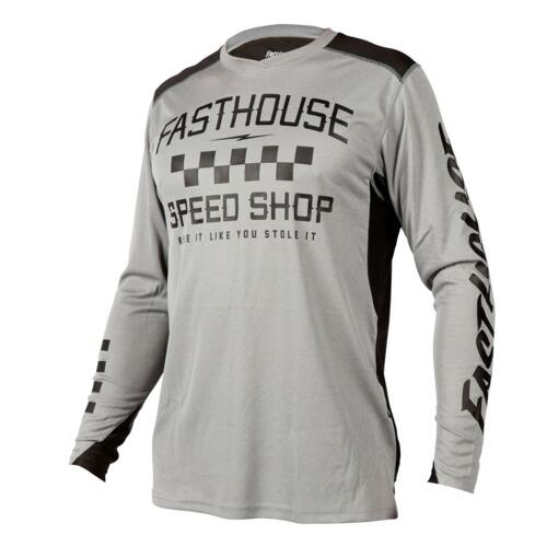Fasthouse Alloy Roam Long Sleeve Jersey - Heather Grey - Men's