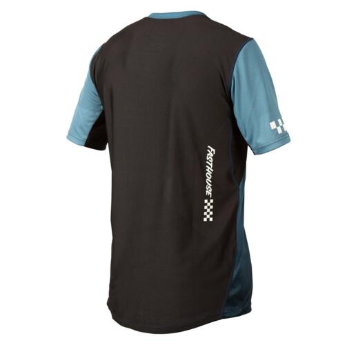 Fasthouse Alloy Slade Short Sleeve Jersey - Blue/Black - Men's
