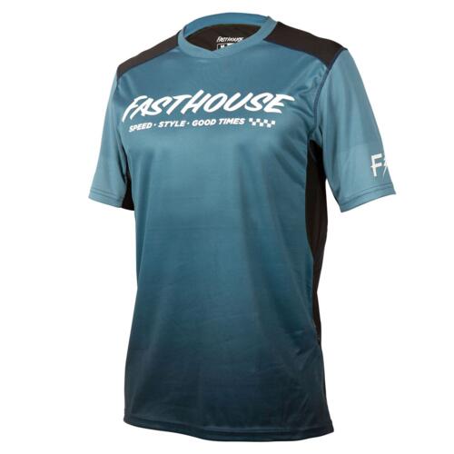 Fasthouse Alloy Slade Short Sleeve Jersey - Blue/Black - Men's